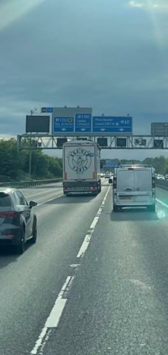 Daily Breakdown Man territory — the M61 / M62 corridor heading north for Manchester and Leeds.